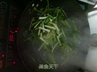Celery Sprouts Fried Garlic Sprouts recipe