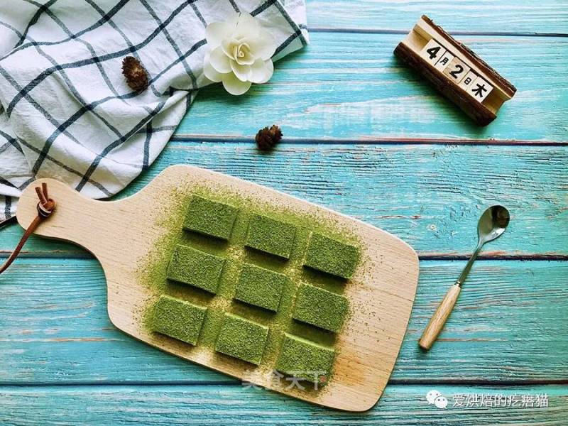 Spring Fresh·matcha Tofu Pudding (quick Dessert) recipe