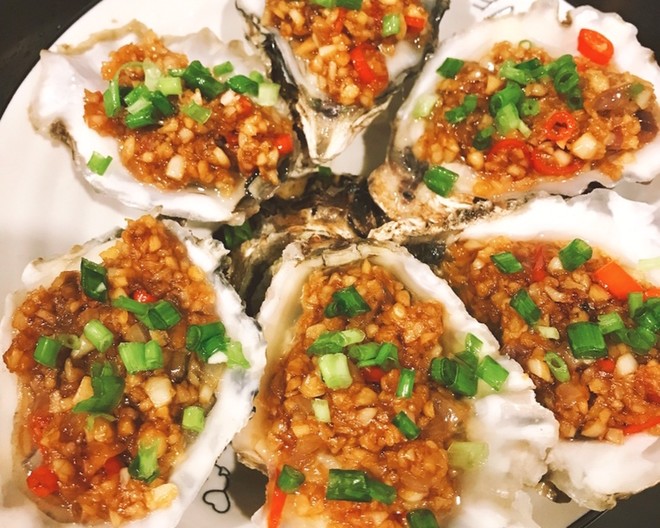 Super Simple ~ Steamed Garlic Oysters recipe
