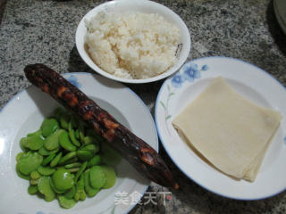 Spicy Sausage, Broad Beans and Glutinous Rice Siu Mai recipe