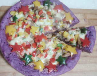 Colorful Cumin Bbq Pizza recipe