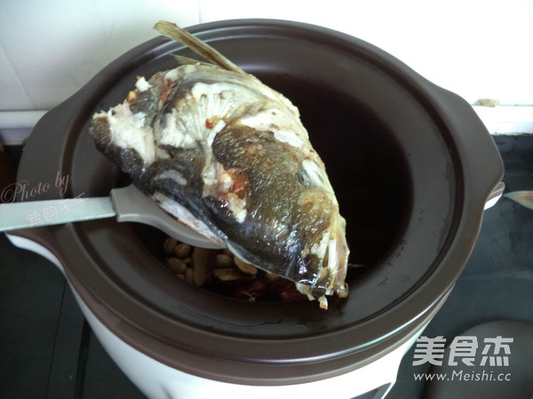 Supor·chinese Pottery Peanuts and Bamboo Fish Head Soup recipe