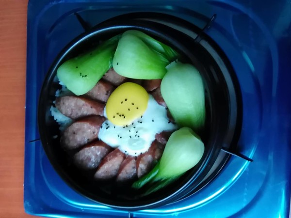 Pork Sausage Claypot Rice recipe