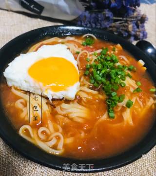 Sweet and Sour Noodles with Tomatoes recipe