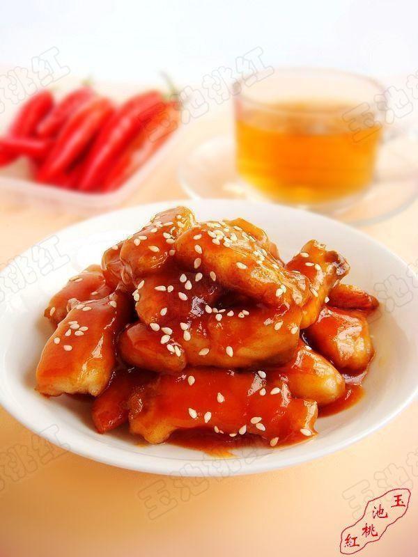 Sweet and Sour Fish Nuggets recipe