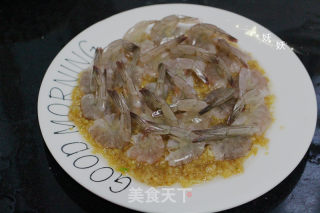 Steamed Shrimp with Garlic recipe