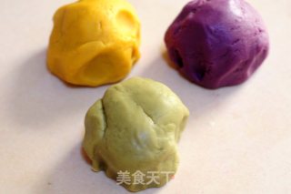 #trust之美#chocolate-flavored Peach Mountain Skin Mooncake recipe