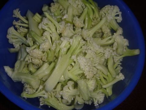 Stir-fried Cauliflower with Soy Sauce recipe