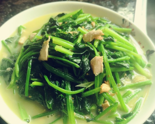 Spinach in Soup recipe