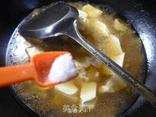 Tofu Soup with Pork Belly with Mustard recipe