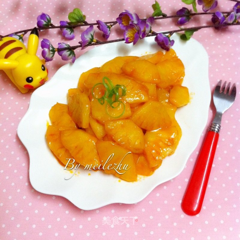 Pineapple in Tomato Sauce recipe