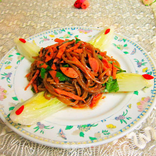 Ham Vermicelli and Cabbage recipe