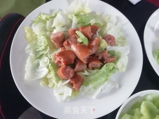 Xiaoman's Eclipse of Lettuce and Garlic Sausage recipe