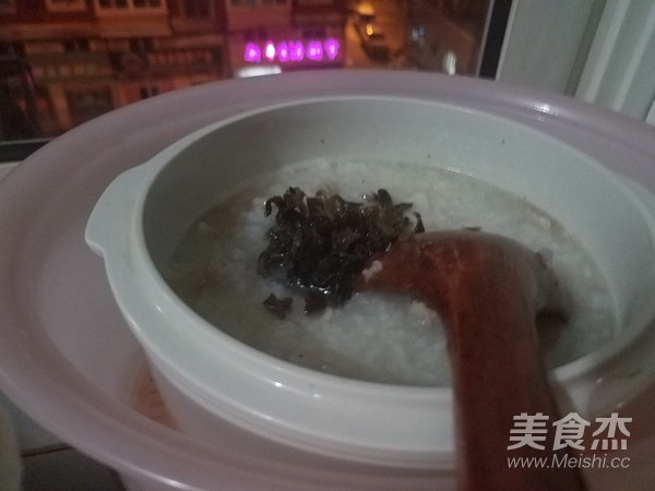 Congee with Preserved Egg and Lean Meat recipe