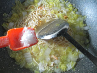 Open Baby Cabbage and Boil Dry Shreds recipe