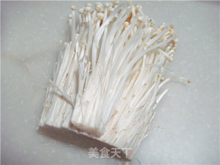 Dried Tofu Mixed with Enoki Mushrooms recipe