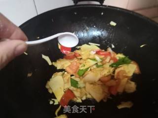 Fried Winter Bamboo Shoots with Snow Peas recipe