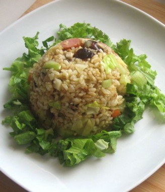 Curry Fried Rice with Seasonal Vegetables