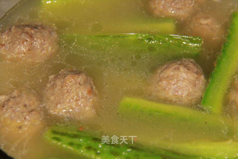 Bitter Gourd Meatball Soup recipe