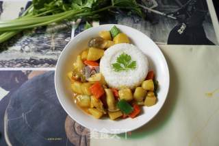 Mixed Vegetable Curry Rice recipe