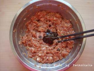 Grilled Eggplant with Shiitake Mushrooms and Minced Meat recipe