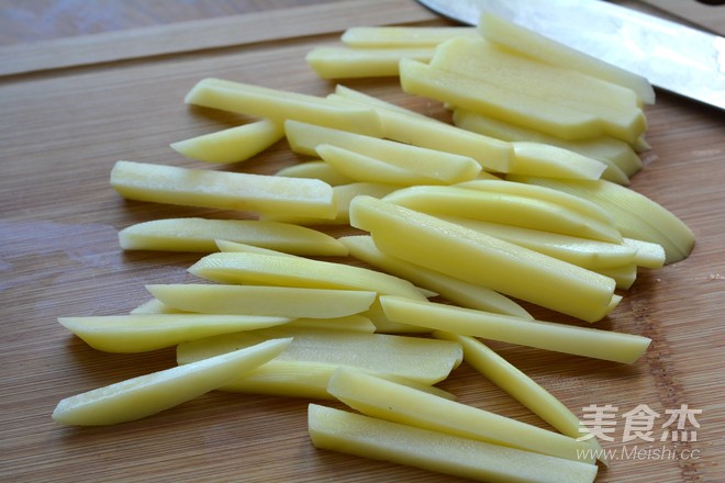 Air Fryer Version Less Fried Fries recipe
