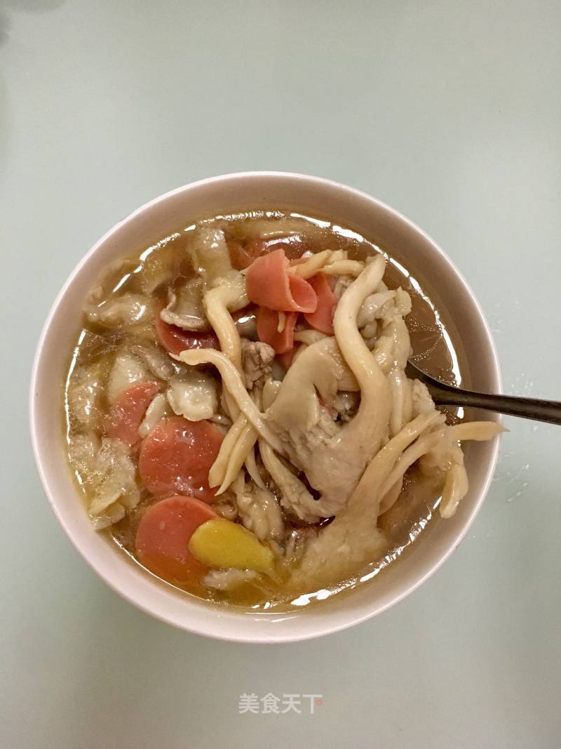 Mushroom Pork Soup recipe