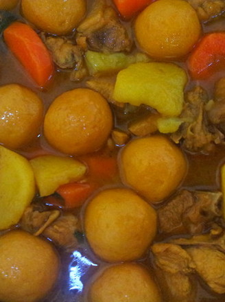 Yuan Bao Curry Chicken recipe