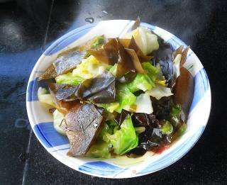 Green Cabbage Roasted Kelp recipe