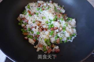 Fried Rice with Green Beans and Preserved Flavor recipe