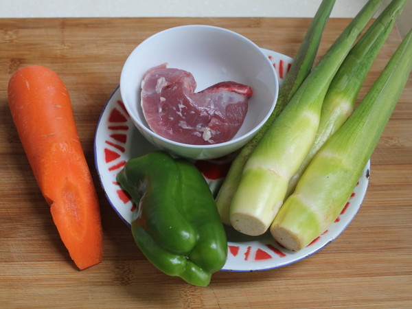 Stir-fried Shredded Pork with Rice White recipe