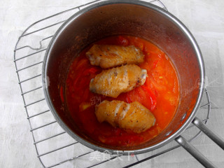 Tomato Boiled Chicken Wings recipe