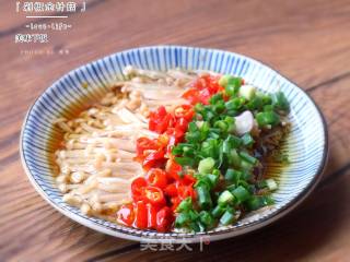 Chopped Pepper Enoki Mushroom recipe