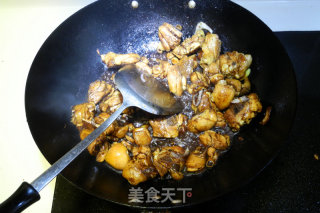 Braised Chicken Nuggets with Cabbage and Mushrooms recipe