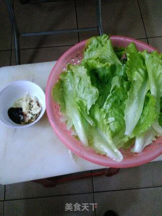 Stir-fried Lettuce with Garlic recipe