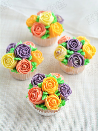 Flower Cup Cake recipe