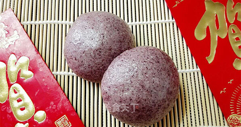 Purple Rice Buns recipe