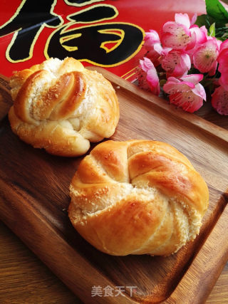 #四session Baking Contest and is Love to Eat Festival# Coconut Milk Flower Bag recipe