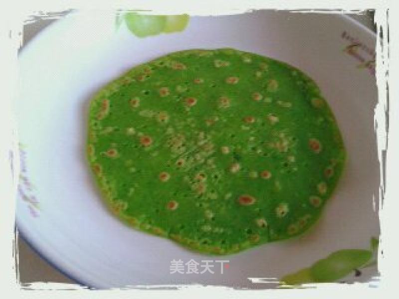 Delicious and Nutritious Oil-free Breakfast···oil-free Spinach Pancakes recipe