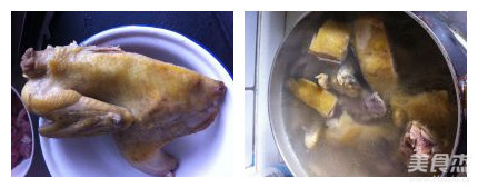 Salted Chicken Tube Bone Lotus Root Soup recipe