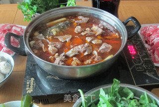 Nanchang Characteristic Tube Bone Fish Head Hot Pot (home Version) recipe