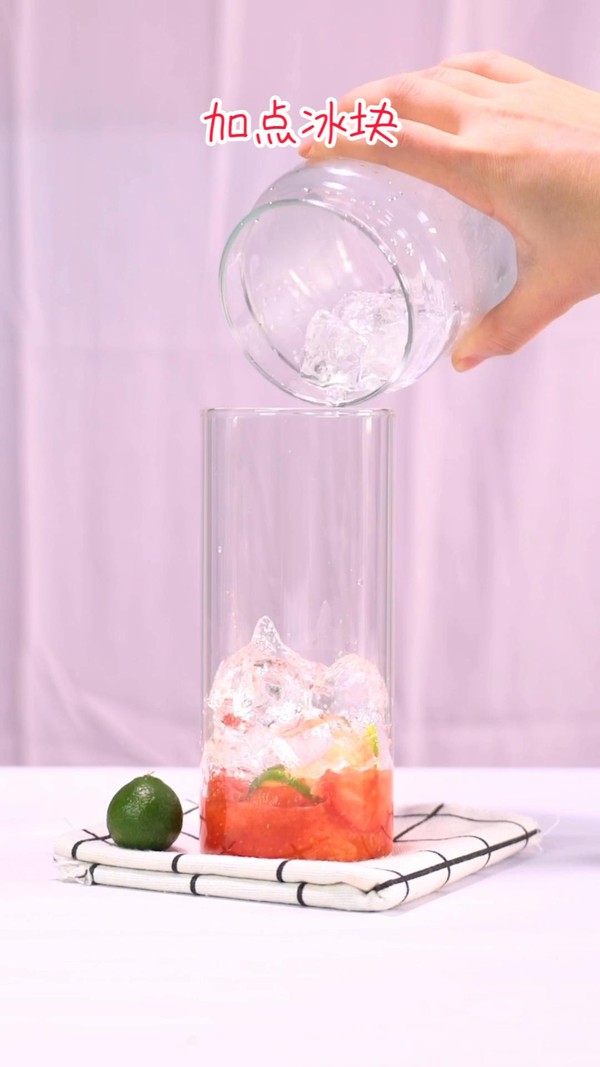 Strawberry Lemon Sparkling Water|hi Tea Same Style recipe