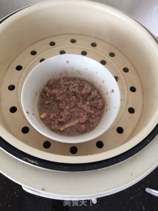 Steamed Minced Beef recipe