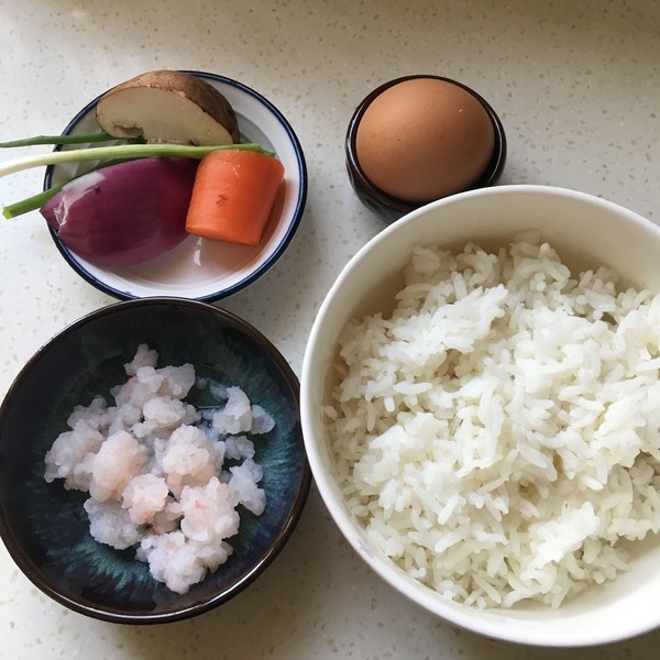 Colorful Shrimp Fried Rice recipe