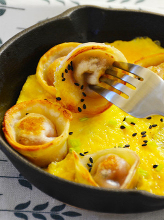 Egg Fried Dumplings
