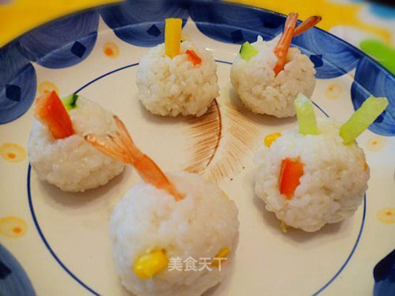 Mini Cute---cucumber Rice Ball