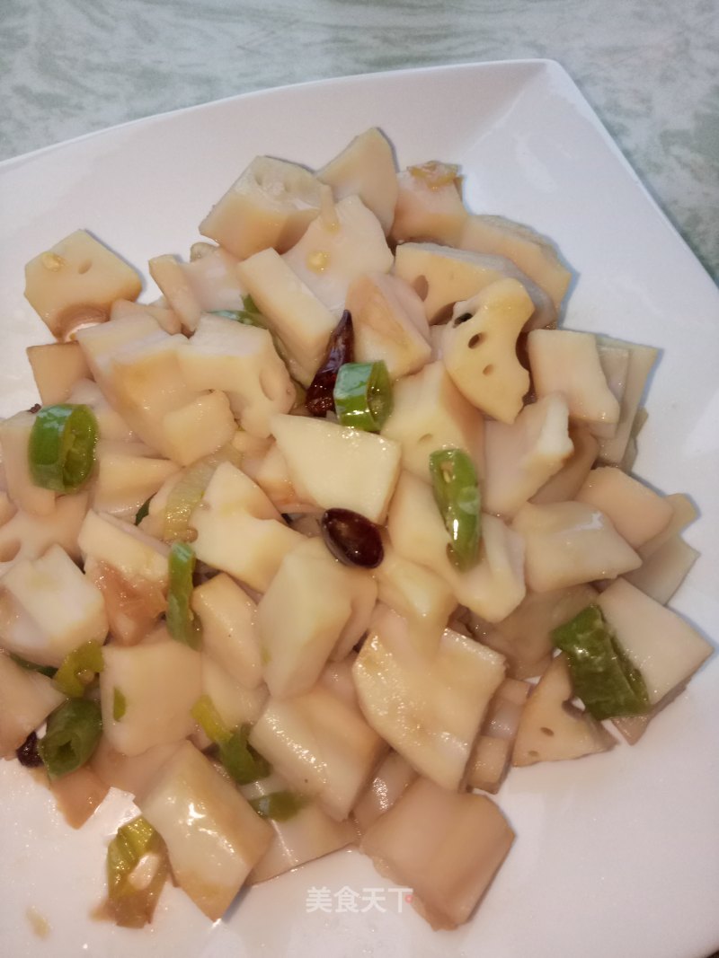 Diced Lotus Root recipe