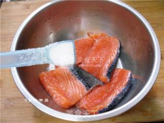 Dry Fried Salmon recipe