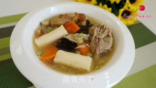 Yam Carrot Duck Frame Soup recipe