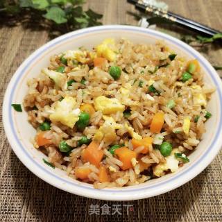 Fried Rice with Shacha Sauce and Egg recipe